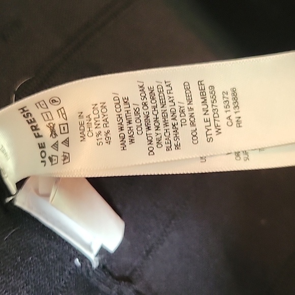 Joe Fresh Black Dress stretchy Sleeveless size small - Picture 7 of 7